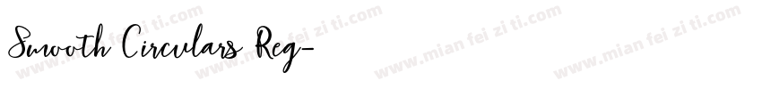 Smooth Circulars Reg字体转换